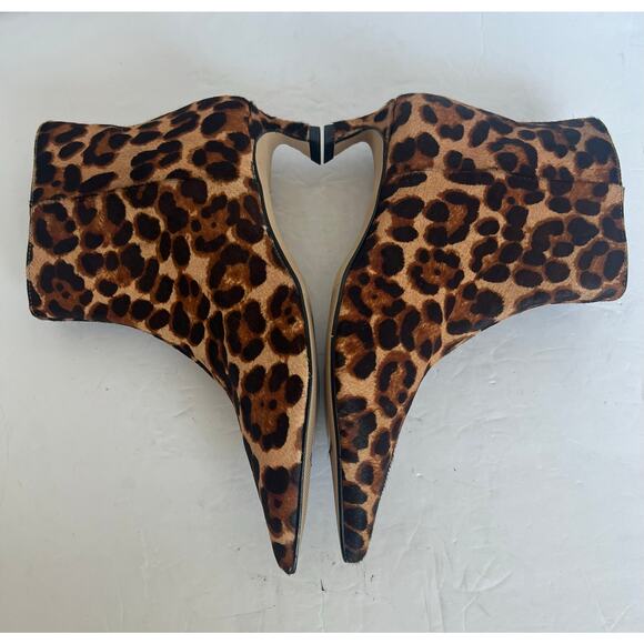 Gianni Bini Leopard Print Ankle Boots - Picture 6 of 12